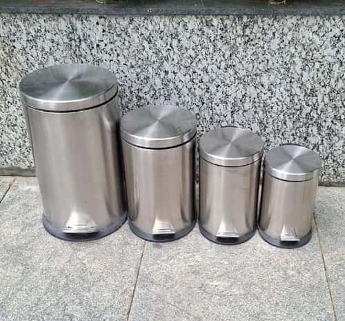 Stainless Steel Bins - Round Design Kenya