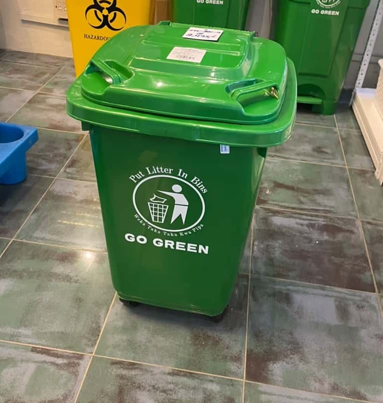 30L Wheeled Bin - Green Kenya