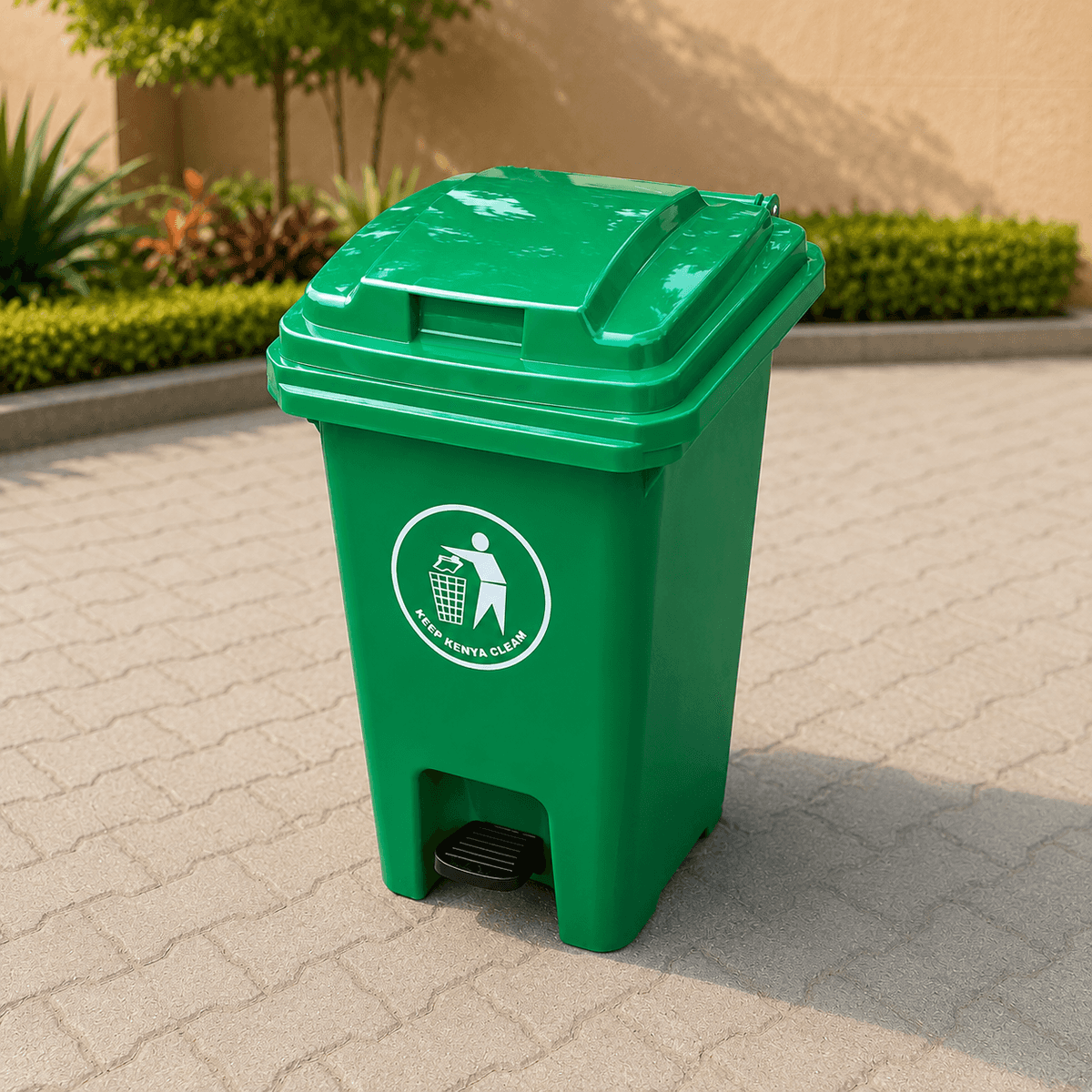 60L Pedal Bin Green Kenya