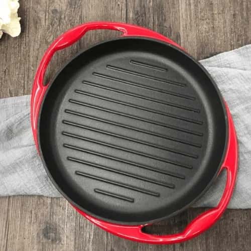 Enamelled Cast Iron Sizzler/Frying Pan 25cm Kenya