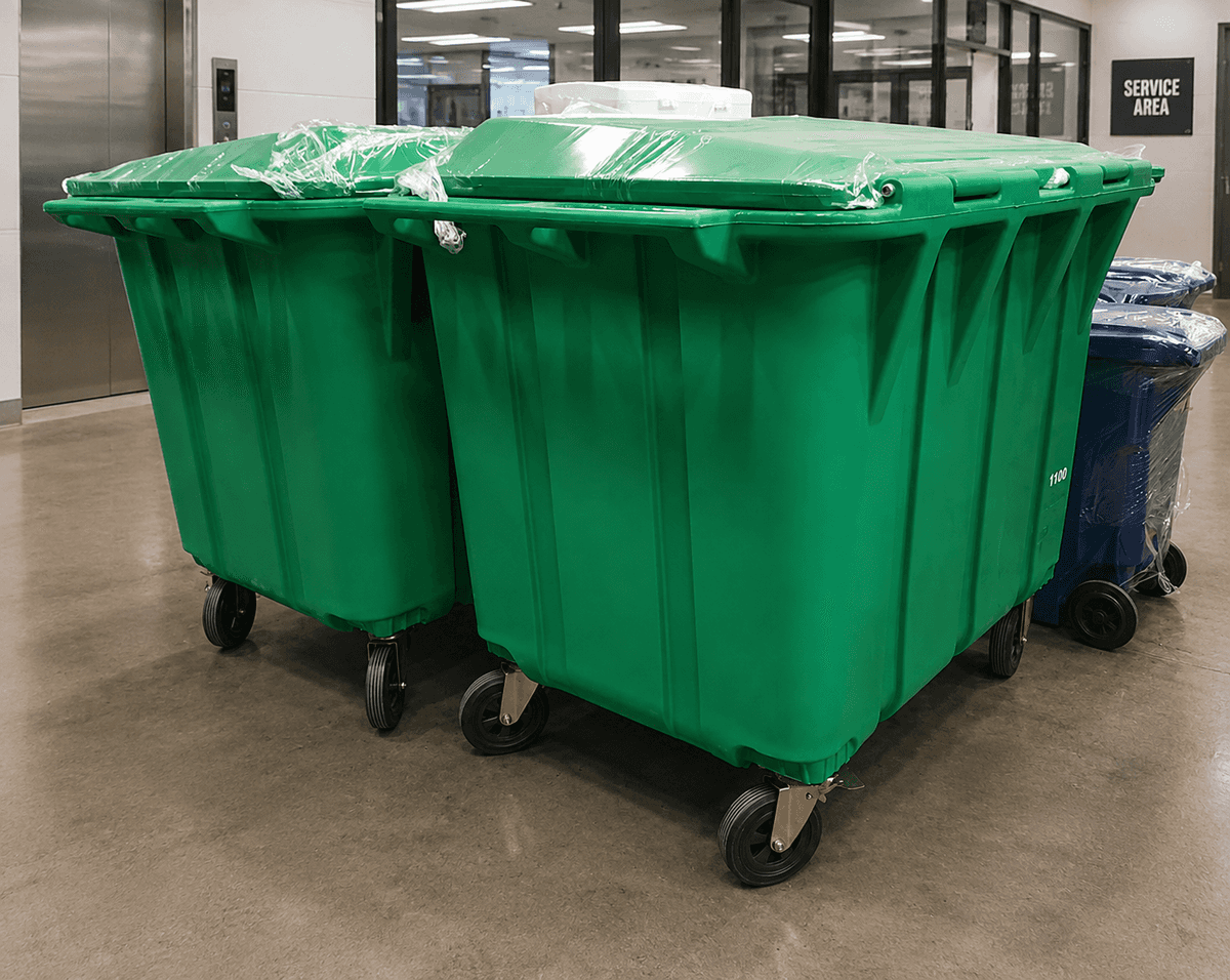 Commercial Bins with Wheels - (500L, 750L & 1100L) Kenya