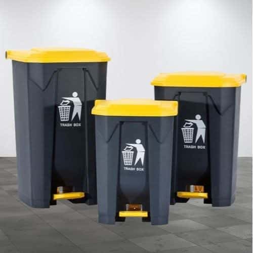 Pedal Bin Black and Yellow Kenya