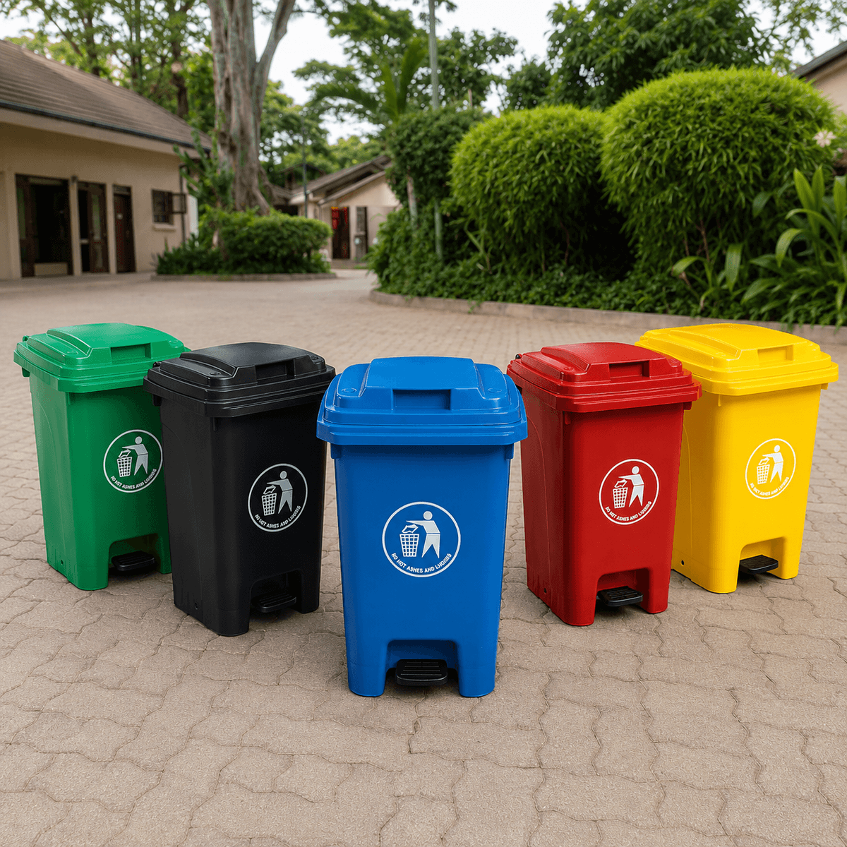 60L Pedal Color Coded Bins Kenya